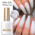 BORN PRETTY Water Light Cat Magnetic Gel Nail Polish Nude Milk White Jelly Color Semi Permanent Soak Off UV LED Gel Varnish DIY