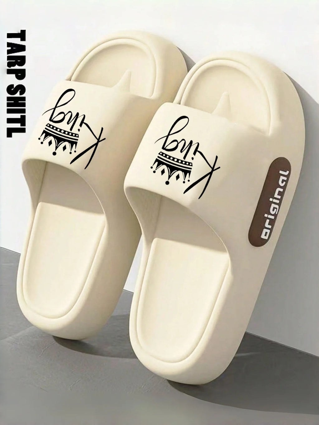 New Casual Innovative Design Men's Slippers Eva Soft Sole Lightweight Home Slippers High Quality Exclusive Brand Slippers