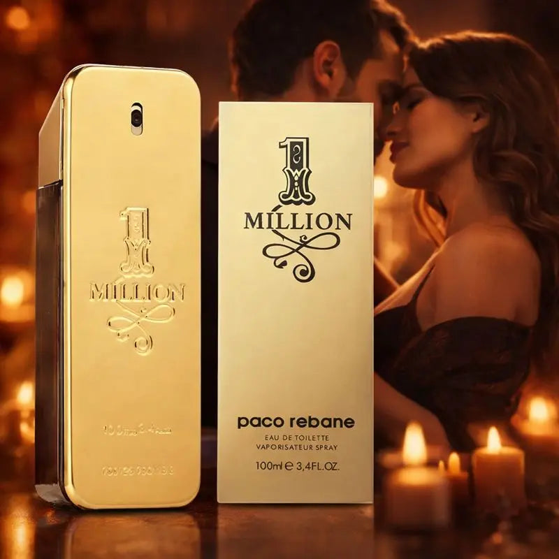 1 Million EDT Spray 3.4 Oz 100 Ml Men's Cologne New in Box Free Shipping Mens Perfume