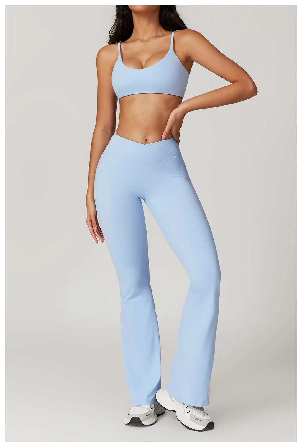 2 Pieces Yoga Set Gym Clothes Sportswear Yoga Suits For Women Fitness Short Sleeve Crop Top Tracksuits Sports Bra Gym Leggings