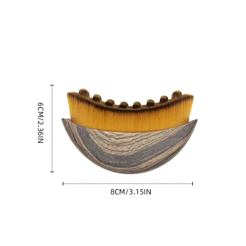 1Pc Lymphatic Facial Massage Brush – Contouring Face Tool for Eye & Neck Care, Skin Tightening Beauty Scraper for Women