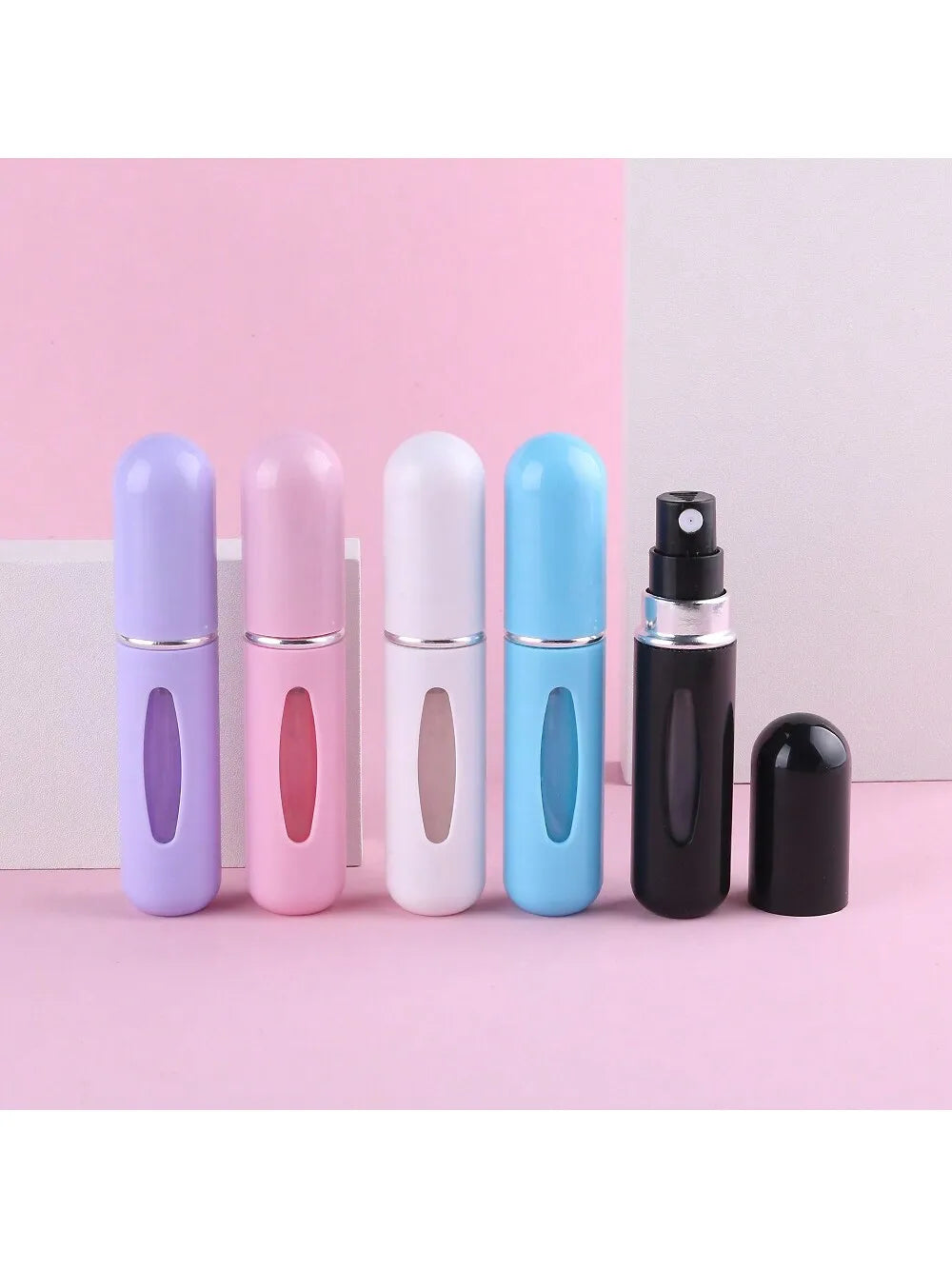 1PC/5/10/20/50 Pcs For Sale 0.17oz  Mini Perfume Bottom Filling Perfume Bottle Refillable Portable Travel Size