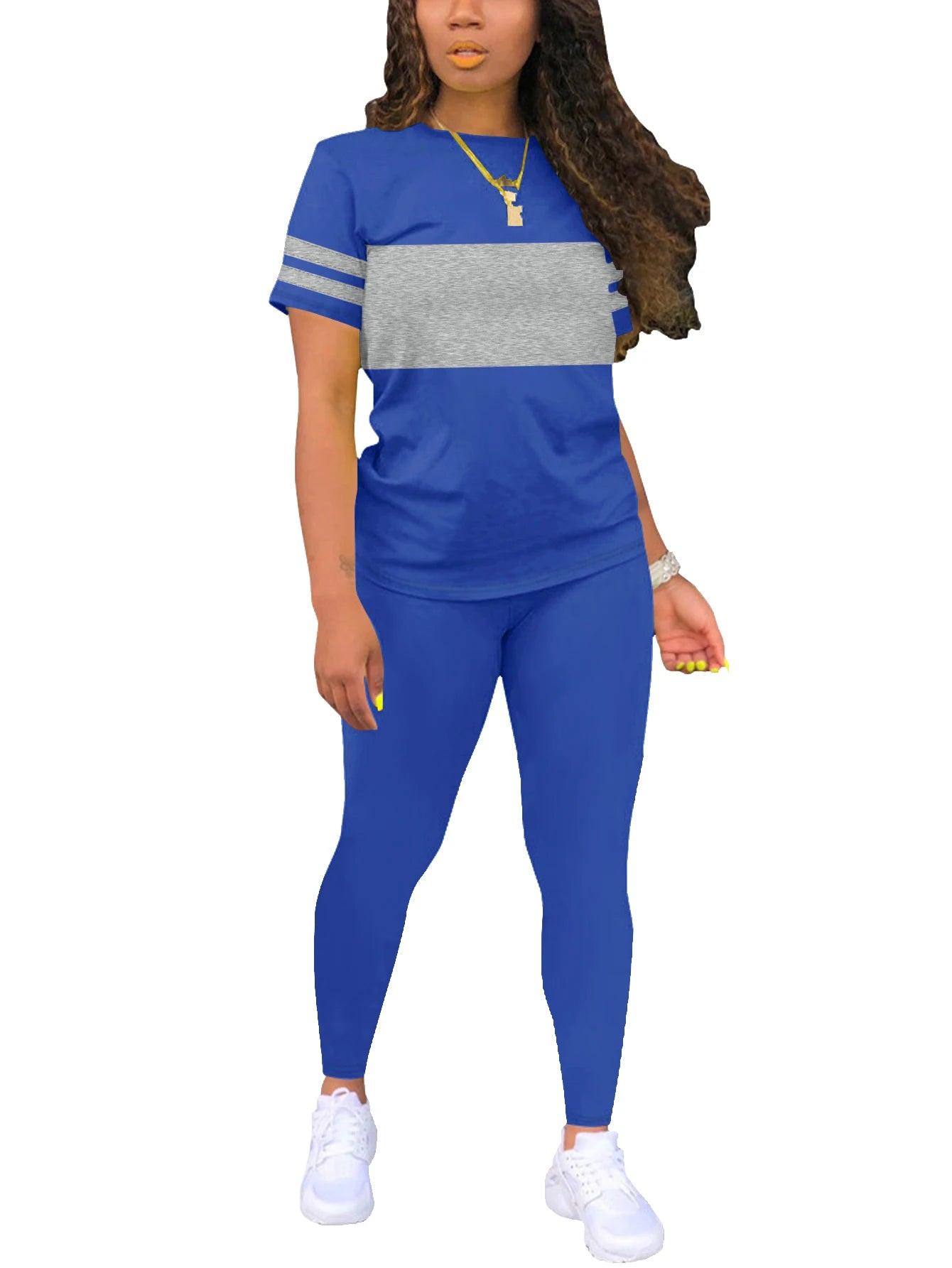 Women's Summer Casual  Set Fashionable Comfortable Ensemble Ladies Clothing Outfit