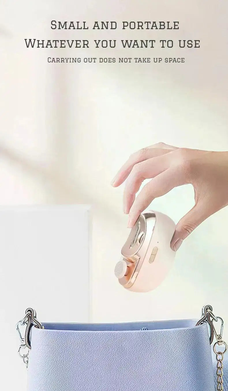 1 Pcs Electric Automatic Nail Clipper Manicure Nail Trimmer For Adult