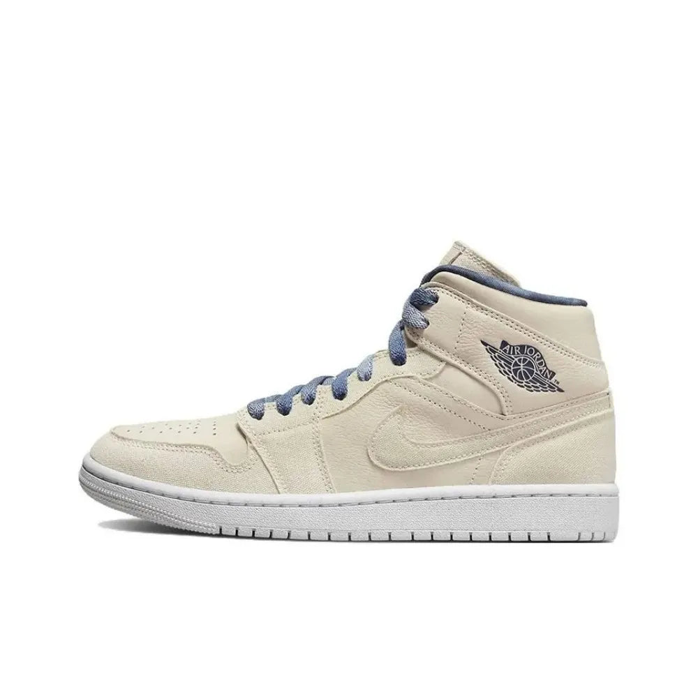 Nike Air Jordan 1 Mid Basketball Shoe Unisex Versatile for Multiple Occasions, Delivering Support and All-day Comfort DV0991-101