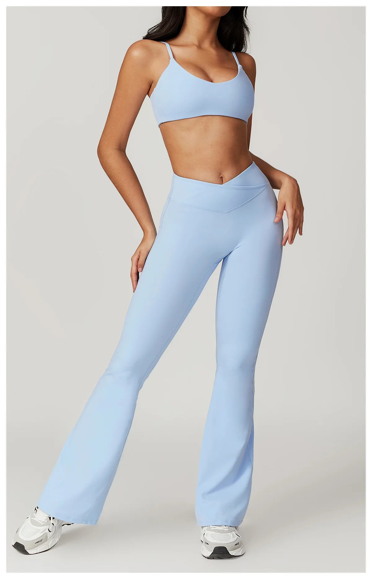 2 Pieces Yoga Set Gym Clothes Sportswear Yoga Suits For Women Fitness Short Sleeve Crop Top Tracksuits Sports Bra Gym Leggings