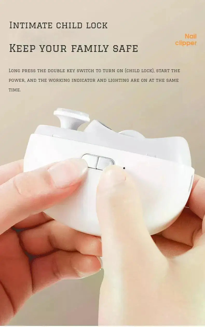 1 Pcs Electric Automatic Nail Clipper Manicure Nail Trimmer For Adult