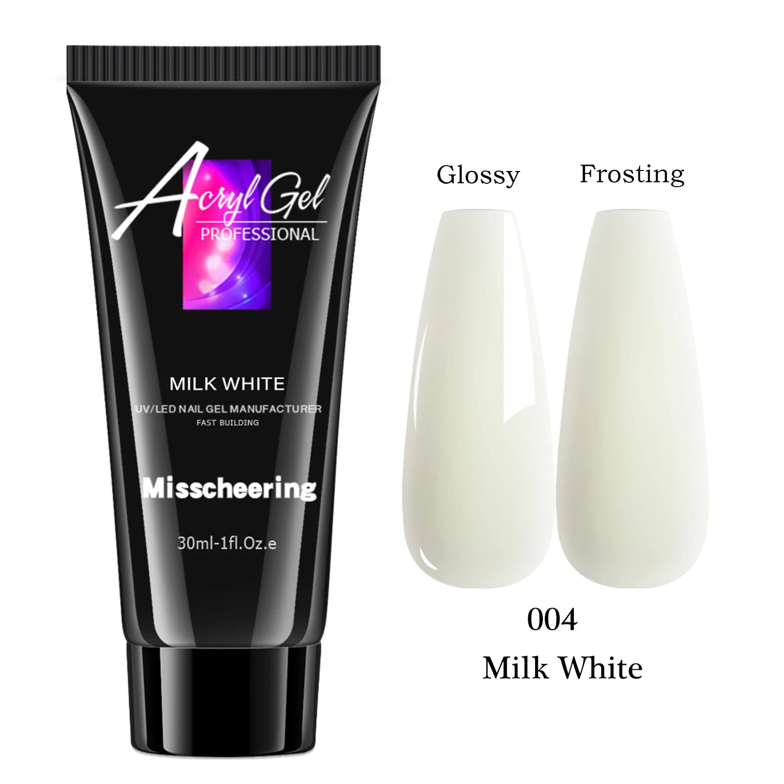 30ml Solid Color Nail Extension Gel Nail Build Poly  Acrylic Gel Uv Led Quick Extension Of Crystal Model Painless Crystal Glue