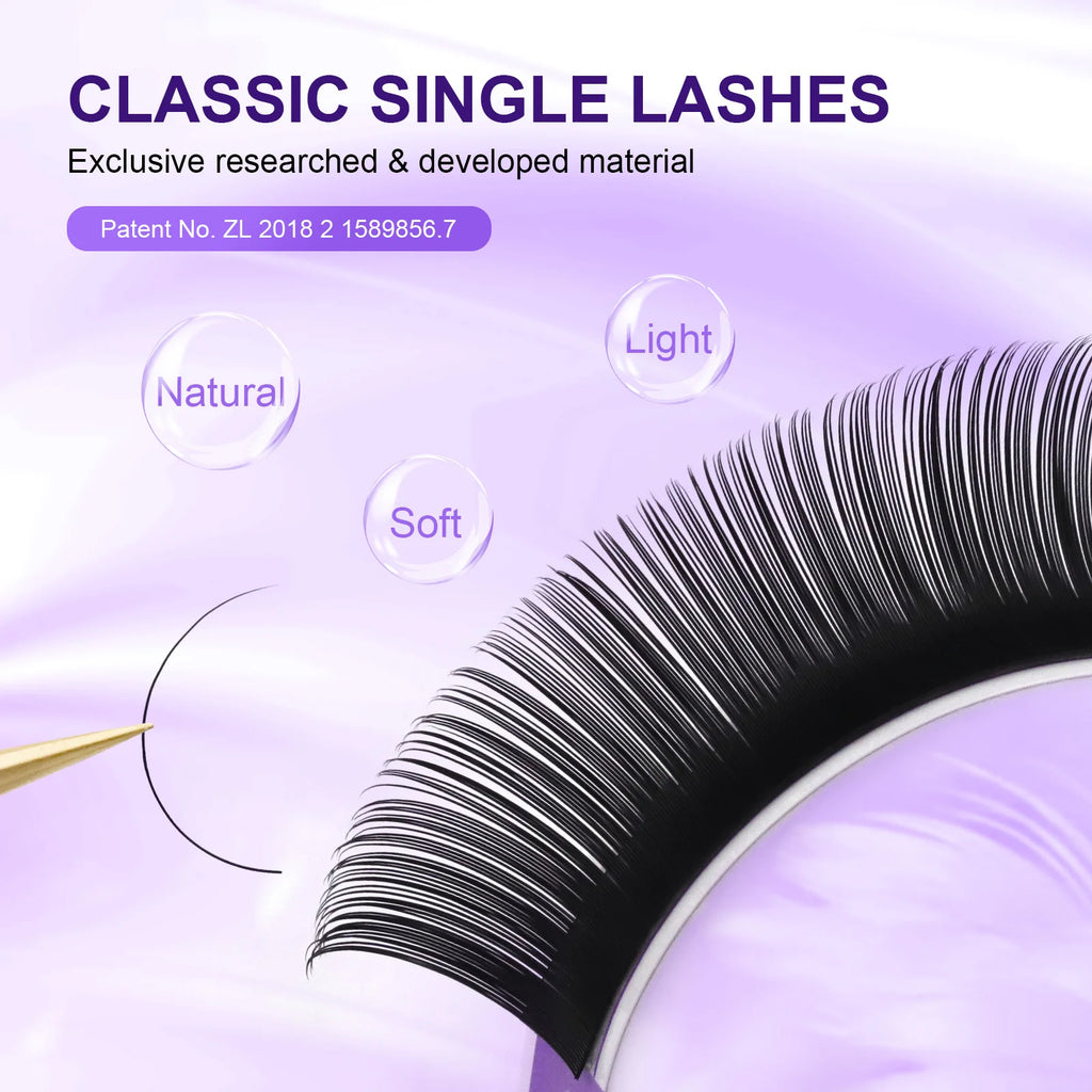 NAGARAKU Eyelashes Makeup classical 0.03mm Individual Eyelash Faux Cils Eyelash Extension for Professionals Soft Natural Mink