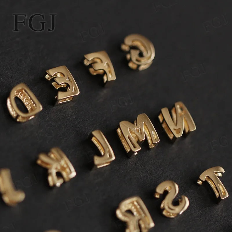 26 Alphabet Initial Letter Charms Pendant Custom Name Necklace S925 Silver Adjustable Chain Personalized Birthday Jewelry Gift