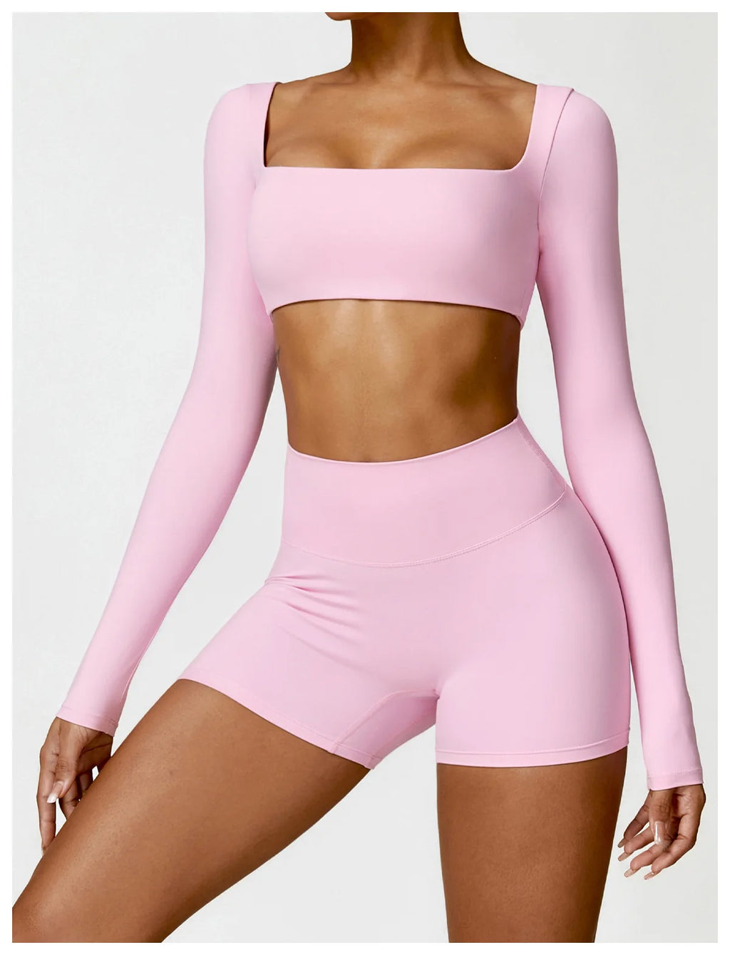 Women 2-Piece Sports Set Quick Drying For Gym Running Training Long Sleeve Sports T-Shirt Yoga Clothing Women Gym Sports Clothin