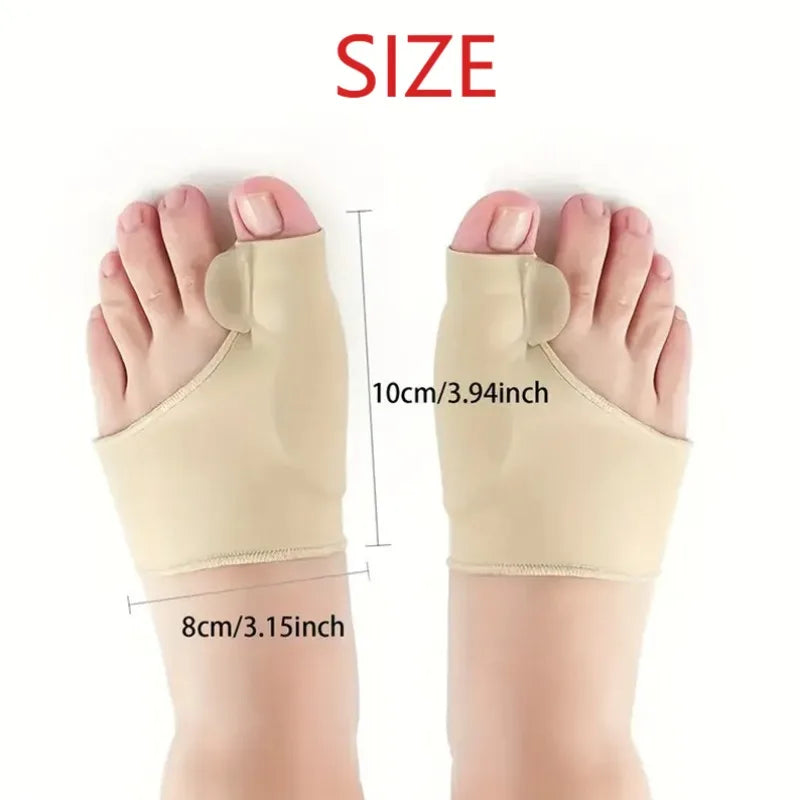 Toe Separator Hallux Valgus Bunion Corrector Orthotics Feet Bone Thumb Adjuster Correction Pedicure Sock Straightener