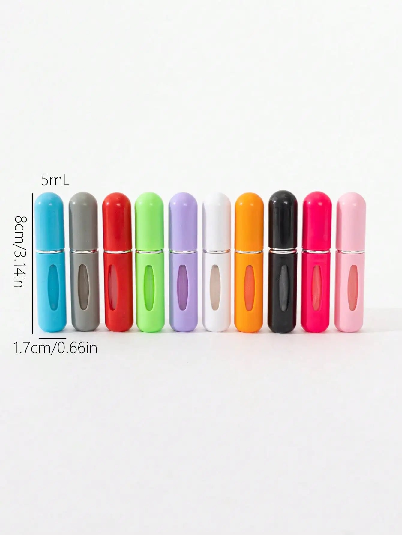 1PC/5/10/20/50 Pcs For Sale 0.17oz  Mini Perfume Bottom Filling Perfume Bottle Refillable Portable Travel Size