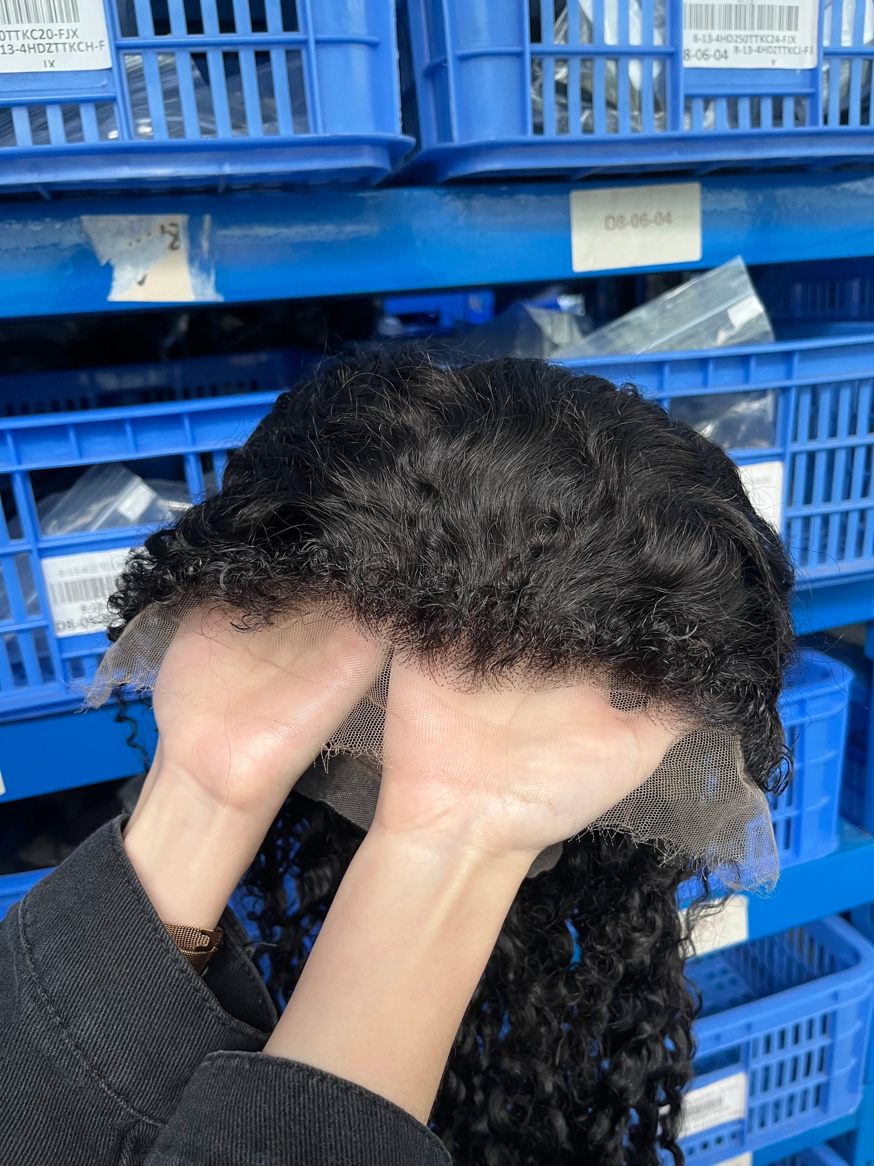 300% Density 40 46 Inch 13x6 HD Loose Deep Wave Lace Frontal Wig Brazilian 13x4 Water Curly Human Hair Wigs For Women Preplucked