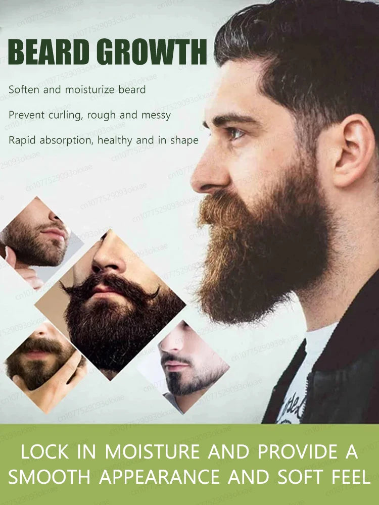 A must-have for every man, this beard transformation tool! From sparse to thick, from frizzy to smooth.