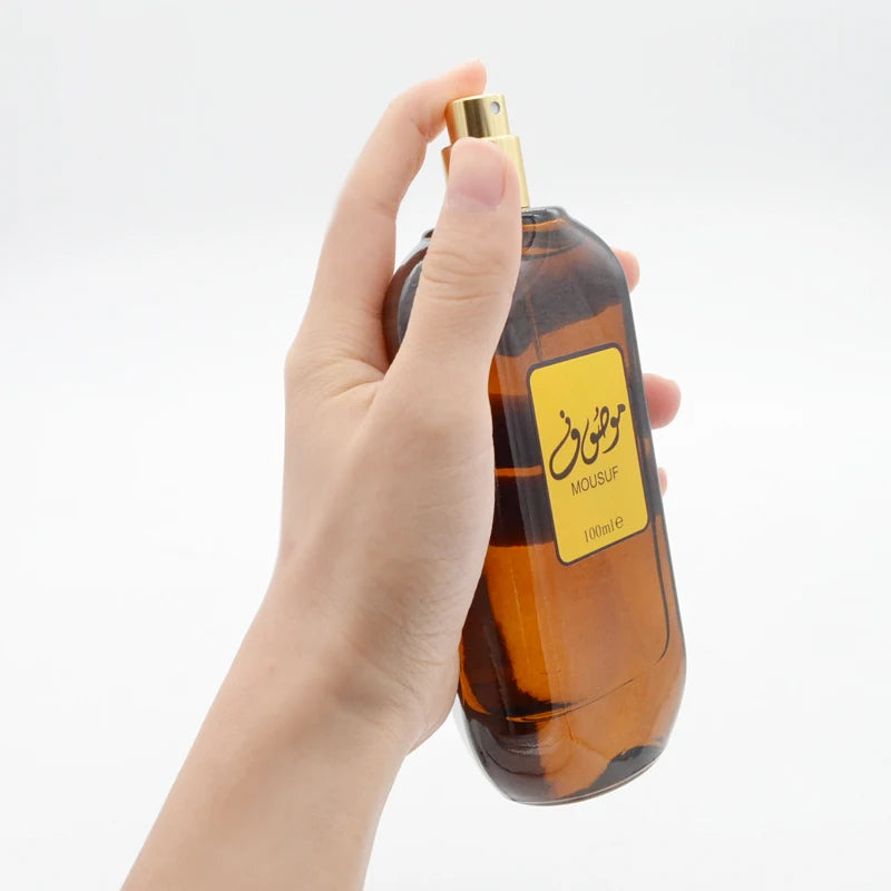 100ML 3.4 FL.OZ Mousuf Intense Arabian Perfume for Men & Women EDP Longlasting Sweet, Musk Fragrance Spray for Unisex