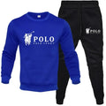 2025 Spring and autumn leisure fitness jogging fashion suit men's and women's crewneck long-sleeved pullover + pants 2 sets