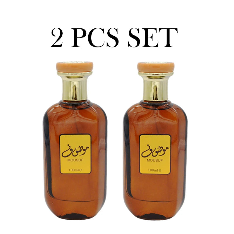 100ML 3.4 FL.OZ Mousuf Intense Arabian Perfume for Men & Women EDP Longlasting Sweet, Musk Fragrance Spray for Unisex