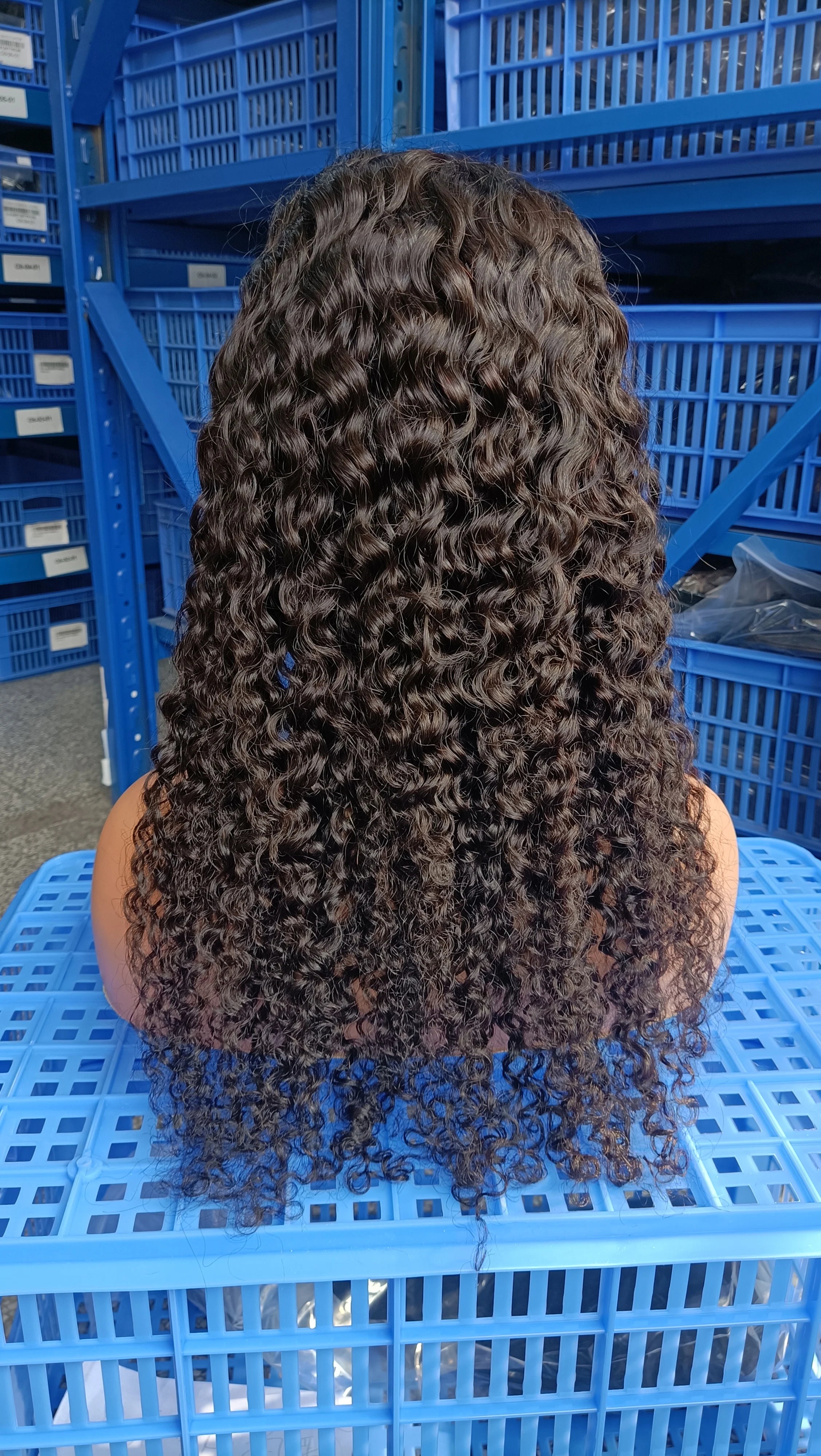 40 Inch Human Hair Wig Deep Wave 13X6 Hd Curly Lace Glueless Human Hair 100 Frontal  7X5 Lace Wigs Natural Black  Curly Wig