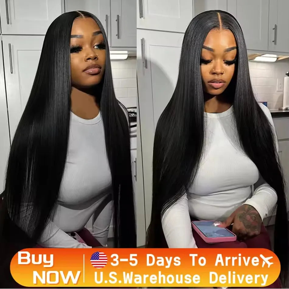 250 Density Bone Straight Hd Transparent 13x6 Lace Frontal Wig Brazilian 13x4 360 Hd Lace Front Human Hair Wigs For Black Women