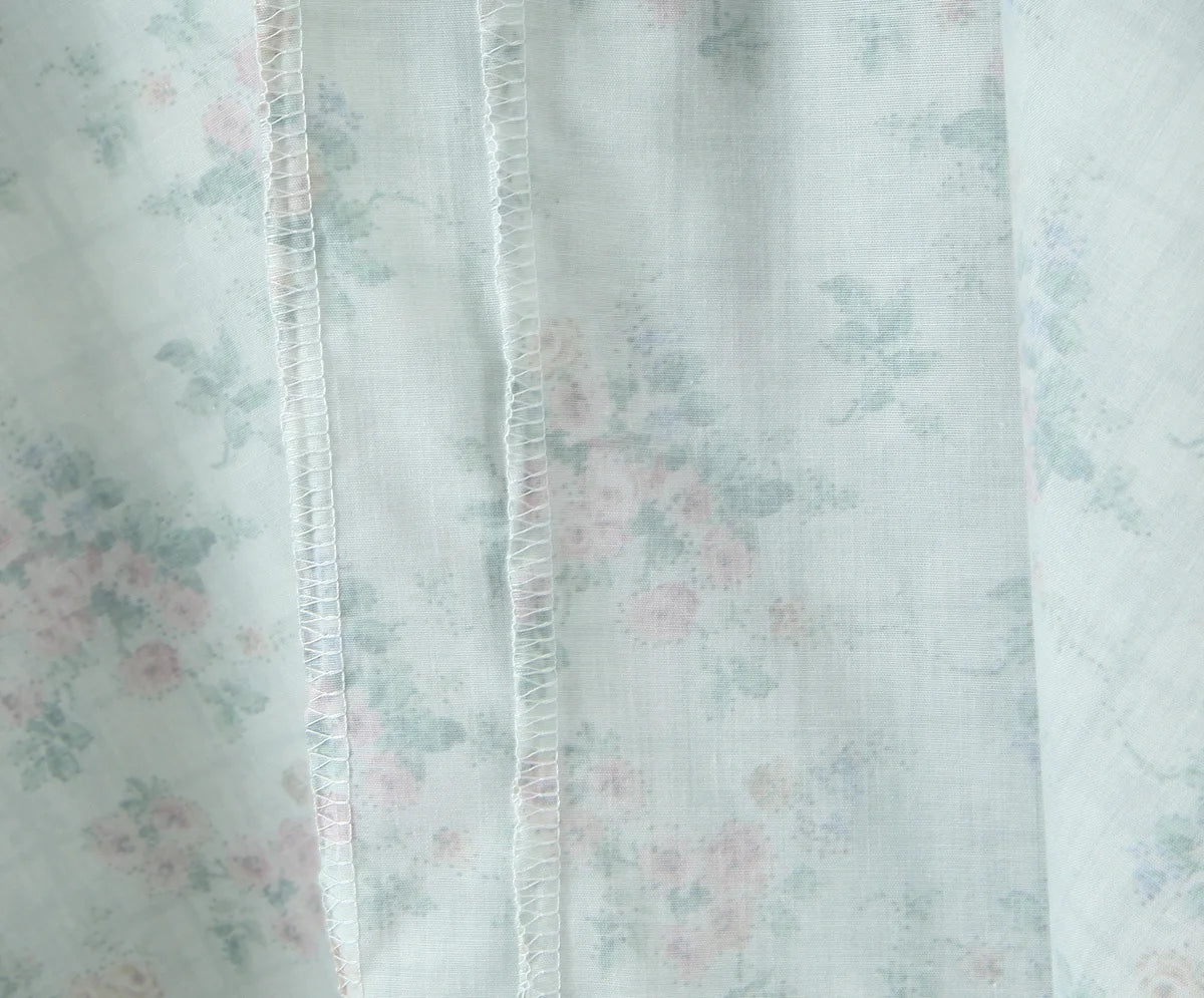 YENKYE Green Floral Print Sexy Spaghetti Straps Dress Women Low Waist A-line Midi Holiday Summer Dresses Party Robe 2025 Vestido